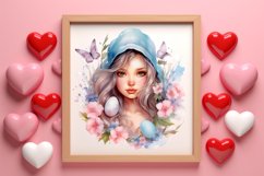 Fairy Spring Sublimation Clipart, Fairy Spring Watercolor Product Image 3