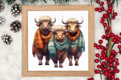 Christmas Family Animals Clipart, Christmas Family Product Image 3