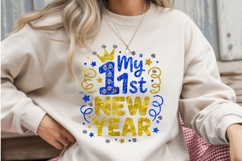My 1st New Year Sublimation Design | Baby New Year PNG Product Image 2