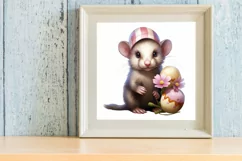 Adorable Animal Bunny Clipart, Watercolor Clipart Product Image 3