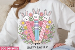 Happy easter PNG, Retro Teacher Easter Sub Product Image 3
