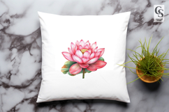 Lotus Flower clipart sublimation png Product Image 3