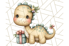 Christmas Dinosaur Party Png, Dino Clipart PNG Product Image 3