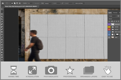 Poster Urban Wall Mockup Product Image 2