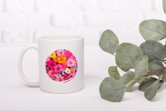 Cartoon Pink Flowers Illustration, Nature PNG, Summer PNG Product Image 3