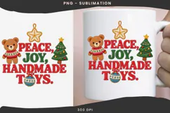Christmas crochet png design for T-shirts Product Image 3