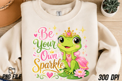 Be Your Own Sparkle PNG, Frog Princess Product Image 3