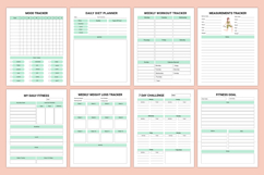2027 Health &amp; Fitness Journal | Wellness Planner &amp; Healthy Product Image 3