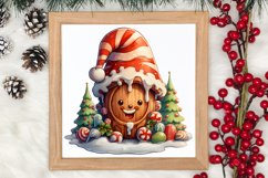 Beautiful Christmas Gingerbread Clipart, Christmas PNG Product Image 3