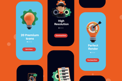 Business Management 3D Icon Pack Product Image 2