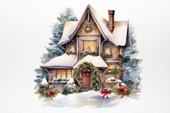 Christmas Houseplants Clipart PNG Product Image 3
