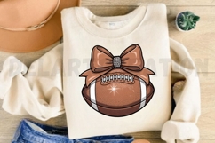 Coquette Football Png, Football Clipart PNG Design Product Image 3