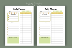 Cute Daily Planner Template Canva | Kawaii Editable Planner Product Image 3