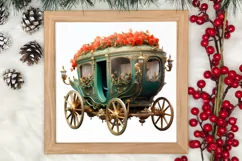 Christmas Castle Clipart Sublimation, Christmas PNG Product Image 3