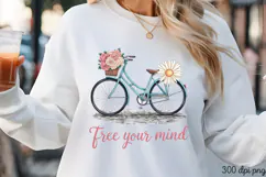 Free your mind PNG, Motivation Sublimation PNG Product Image 3
