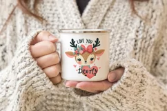 Love you deerly SUBLIMATION PNG. Valentine's day. Product Image 3