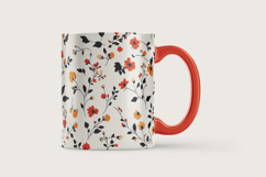 Colorful Floral Digital Paper Product Image 3