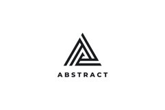 Abstract Letter A logo design vector template Product Image 3