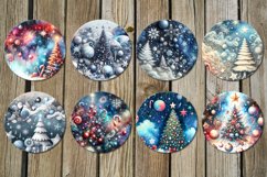 Celestial Christmas | 8 xmas Car coaster &amp; key chain designs Product Image 3