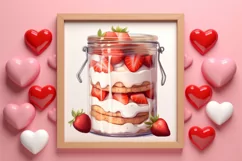 Valentines Day Dessert Clipart, Valentines Day PNG Product Image 3