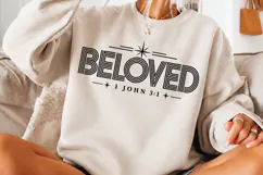 Beloved 1 John 3:1 Christian PNG, Beloved Bible Verse Faith Product Image 3