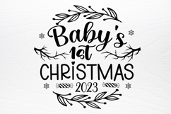 Baby Christmas Ornaments SVG Product Image 3