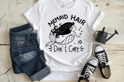 Mermaid hair don&#039;t care SVG Design, Mermaid SVG Design Product Image 3