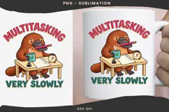 Funny Animal quote png design for T-shirts Product Image 3