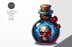 Halloween clipart, Potion bottle clipart, Kids Halloween Product Image 1