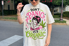 Coquette Stoner Girl PNG, Weed Lover Skull Pink Retro Girly Product Image 3