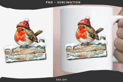 Christmas peeking character png design for T-shirts Product Image 3