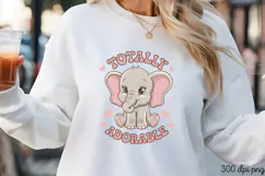 Totally Adorable PNG, Baby Animal Nursery Sublimation PNG Product Image 3