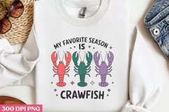 My favorite seasone is crawfish PNG, Mardi Gras PNG Product Image 3