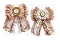 Bows, Ribbon, Lace , Clipart, Ephemera, PNG, Junk Journal Product Image 3