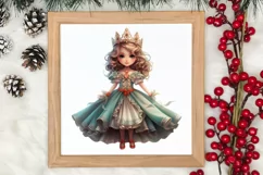 Christmas Little Girl Clipart Sublimation, Christmas PNG Product Image 3