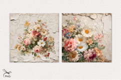 Vintage flowers digital paper Product Image 3
