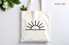 Hand Drawn Sunrise Doodle SVG Product Image 3