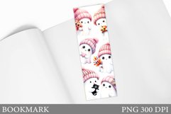 Cute Ghost Bookmark Design. Cute Halloween Bookmark Product Image 1