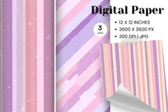 Stripe Pattern Background Gift Wrap Wallpaper Digital Paper Product Image 1