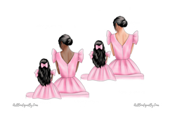 Mother Daughter Clipart: Product Image 2