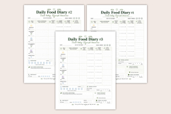 Printable Food Diary Kdp interiors Product Image 3