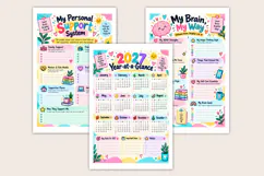 2027 ADHD-Friendly Life Planner Product Image 3