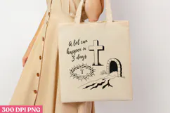 A lot can happen in 3 days PNG, Jesus Sublimation PNG Product Image 1