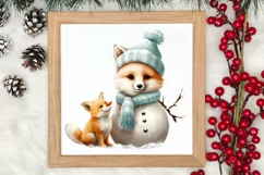 Christmas Baby Animals Clipart, Christmas Animal Safari Product Image 3