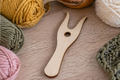 Lucet weaving tool digital laser cut file. Cord making tool Product Image 3