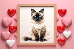 Valentine Cats Clipart, Valentine Pets Clipart Product Image 3