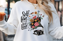 Self love is the best love PNG, Motivation Sublimation PNG Product Image 3