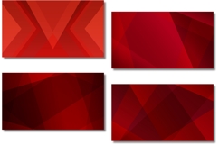 Red Abstract Geometric Shape Backgrounds Vector Product Image 3