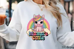 Mama's Cute PNG, Baby Animal Nursery Sublimation PNG Product Image 1