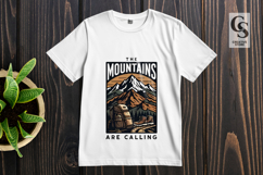 Mountains Calling Clipart sublimatoin PNG Product Image 3